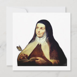 Teresa of Ávila by Rubens Thank You Card