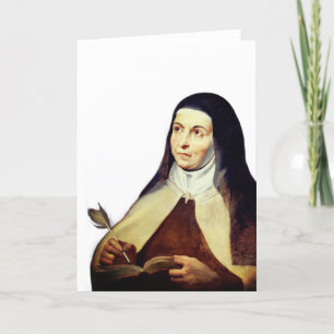 Teresa of Ávila by Rubens Thank You Card