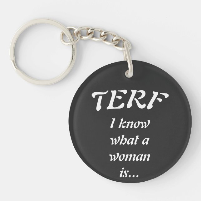 TERF - Woman Key Ring (Front)