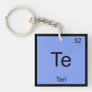 Teri Name Chemistry Element Periodic Table Key Ring