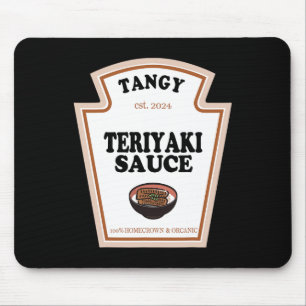 Teriyaki Sauce Condiment Group Family Halloween Co Mouse Mat