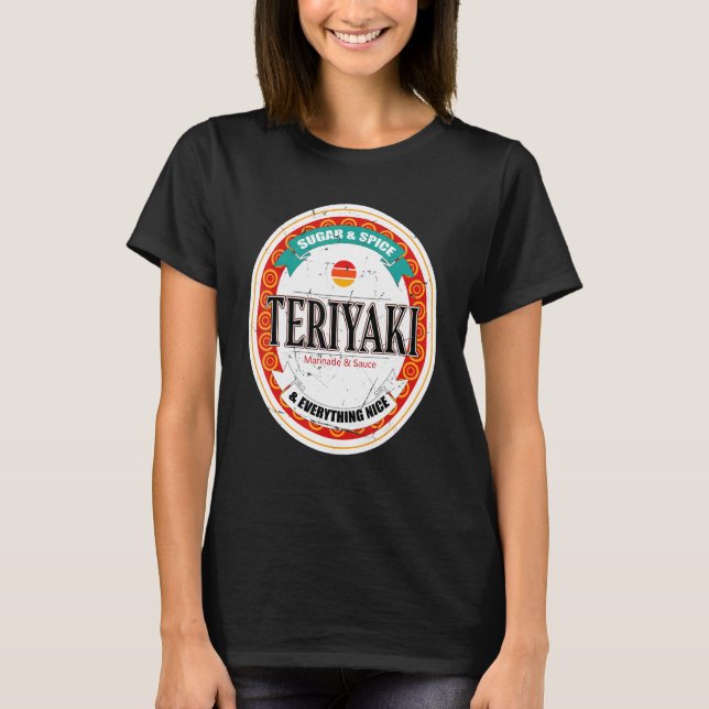 Teriyaki Sauce   Japanese Sushi Halloween Costume T-Shirt (Front)
