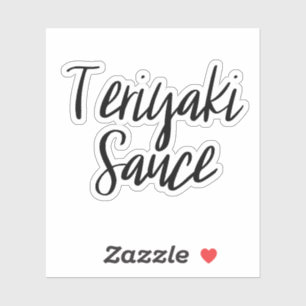 Teriyaki Sauce Storage Sticker