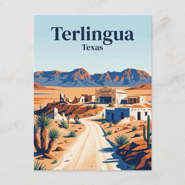Terlingua USA Postcard (Front)
