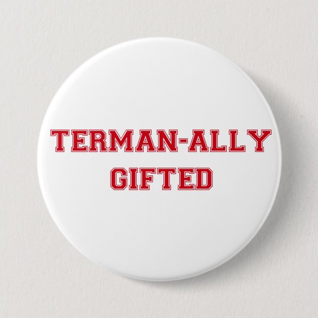 Terman-ally Gifted Button (Front)
