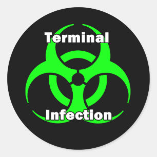 Terminal Infection sticker Design
