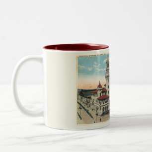 Terminal Train Station, Atlanta 1923 Vintage Style Two-Tone Coffee Mug