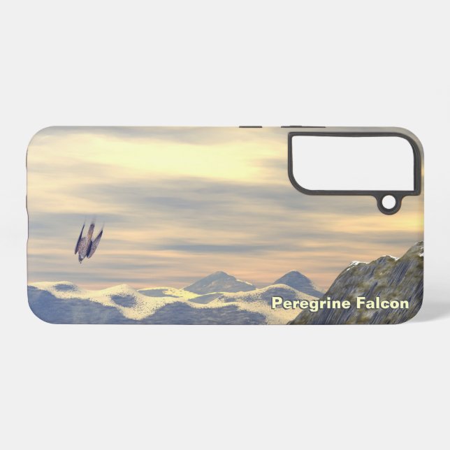 Terminal Velocity Peregrine Falcon Samsung Galaxy S22+ Case (Back Horizontal)