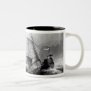 Termination of the Great Wall of China Two-Tone Coffee Mug