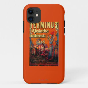 Terminus Absinthe Vintage PosterEurope iPhone 11 Case