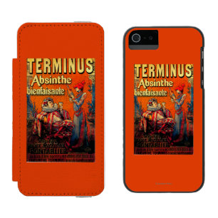 Terminus Absinthe Vintage PosterEurope Incipio Watson™ iPhone 5 Wallet Case