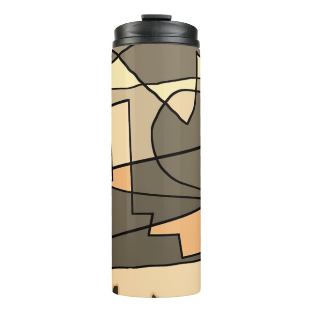 Termo Monocolor diseño moderno, suave colorido Thermal Tumbler (Front)