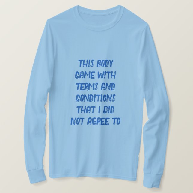 Terms and Conditions T-Shirt (Design Front)