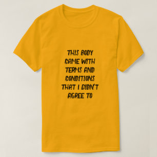 Terms and Conditions T-Shirt