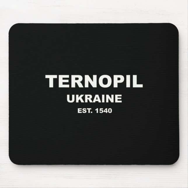 Ternopil Ukraine  Mouse Mat (Front)
