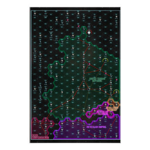 Terra Arisen Starmap Poster