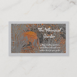 Terra Cotta Pottery Garden Decoration (photog) Business Card