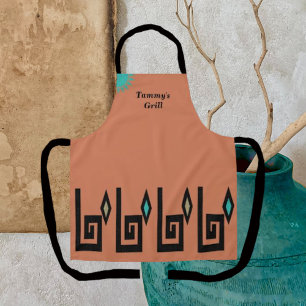 Terra Cotta Southwestern Earthy & Rustic Apron