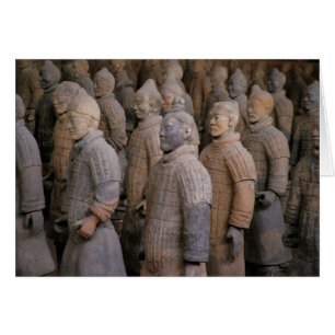 Terra Cotta warriors in Emperor Qin Shihuang's