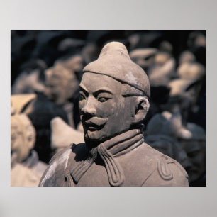 Terra Cotta warriors in Emperor Qin Shihuang's 2 Poster