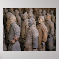 Terra Cotta warriors in Emperor Qin Shihuang's