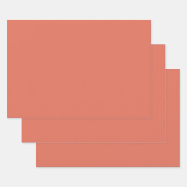 Terra Cotta Wrapping Paper Sheet (Set)