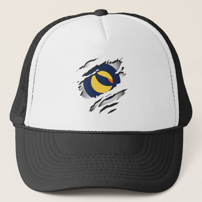 Terra Luna Torn Logo Reveal Image - Trucker Hat (Front)