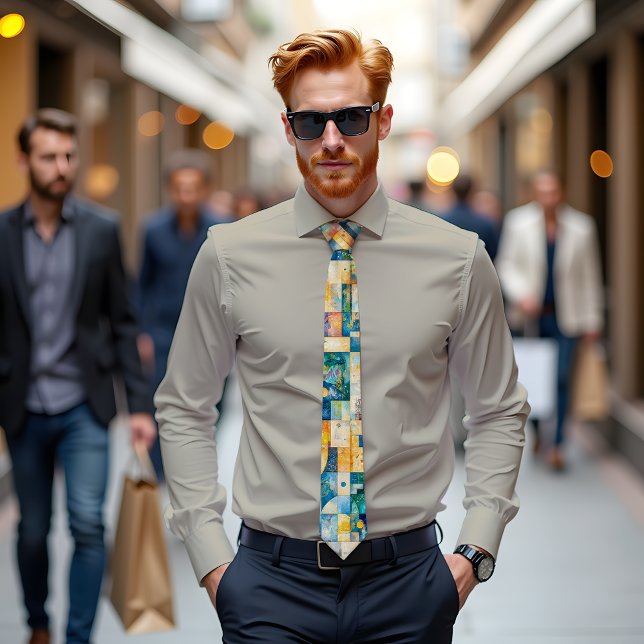 Terra Nova Abstract Art Tie (Creator Uploaded)