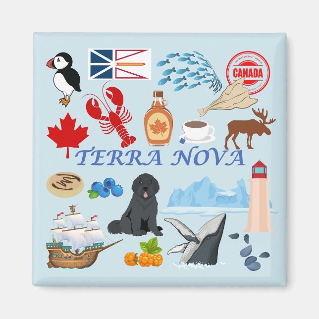 Terra Nova Newfoundland Magnet (Front)
