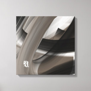 Terra’s Tender Whisper Trend Abstract Art Canvas Print