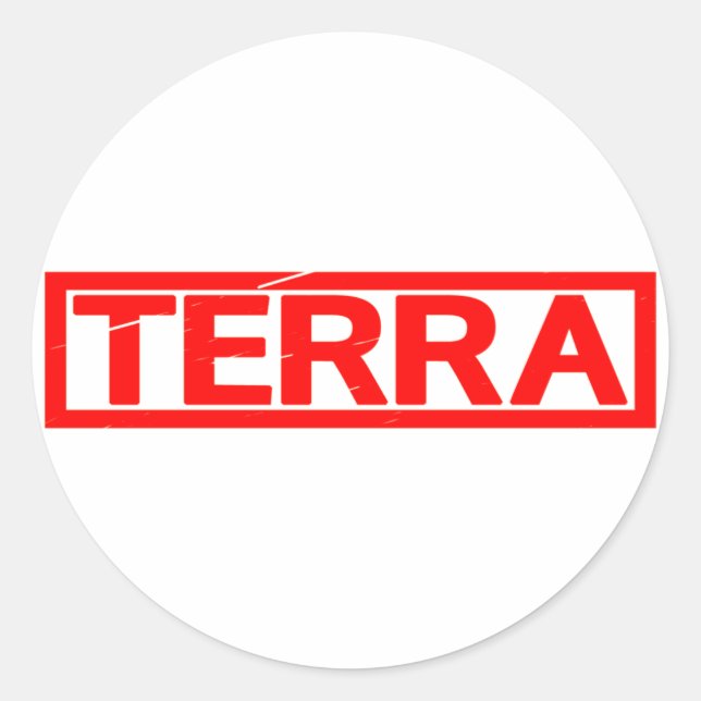 Terra Stamp Classic Round Sticker (Front)