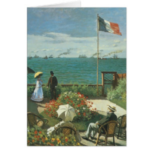 Terrace at the Seaside by Claude Monet