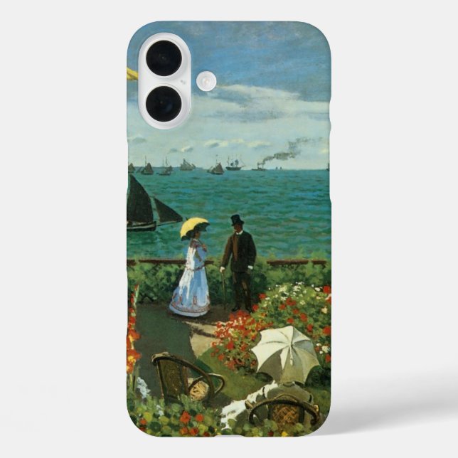 Terrace at the Seaside by Claude Monet Case-Mate iPhone Case (Back)