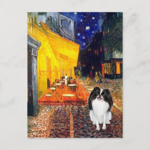 Terrace Cafe - Japanese Chin 3 Postcard
