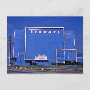 Terrace Drive-In Theatre, Bakersfield, California Postcard