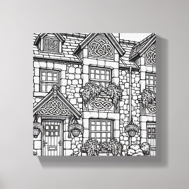 Terrace House #11 Canvas Print (Front)