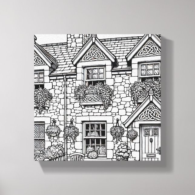 Terrace House #24 Canvas Print (Front)