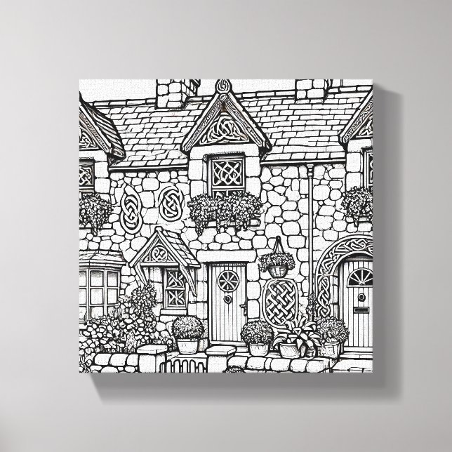 Terrace House #6 Canvas Print (Front)