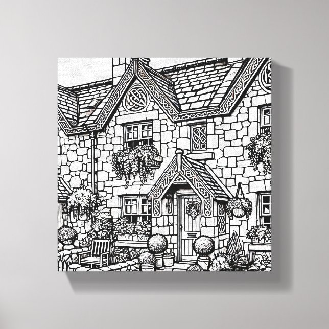 Terrace House #8 Canvas Print (Front)