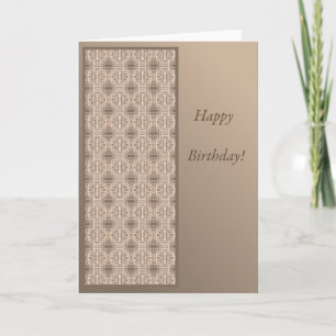 Terrace Ocean Villa Birthday Card