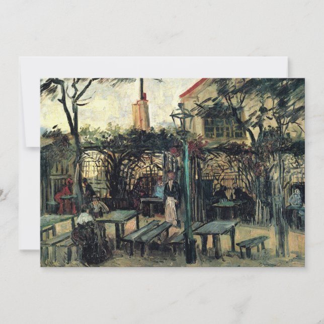 Terrace of a Cafe, Montmartre by Vincent van Gogh (Front)