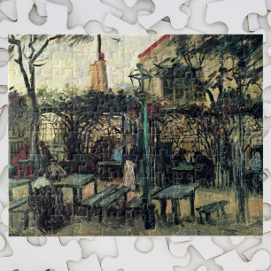 Terrace of a Cafe, Montmartre by Vincent van Gogh Jigsaw Puzzle