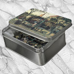 Terrace of a Cafe, Montmartre by Vincent van Gogh Jigsaw Puzzle<br><div class="desc">Terrace of a Café on Montmartre (La Guinguette) by Vincent van Gogh is a vintage fine art post impressionism architectural painting featuring an outdoor scene at a restaurant with customers dining and a waiter. About the artist: Vincent Willem van Gogh was a Post Impressionist painter whose work was most noteable...</div>