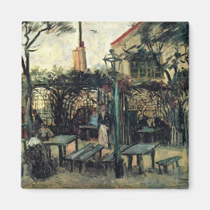 Terrace of a Cafe, Montmartre by Vincent van Gogh Magnet