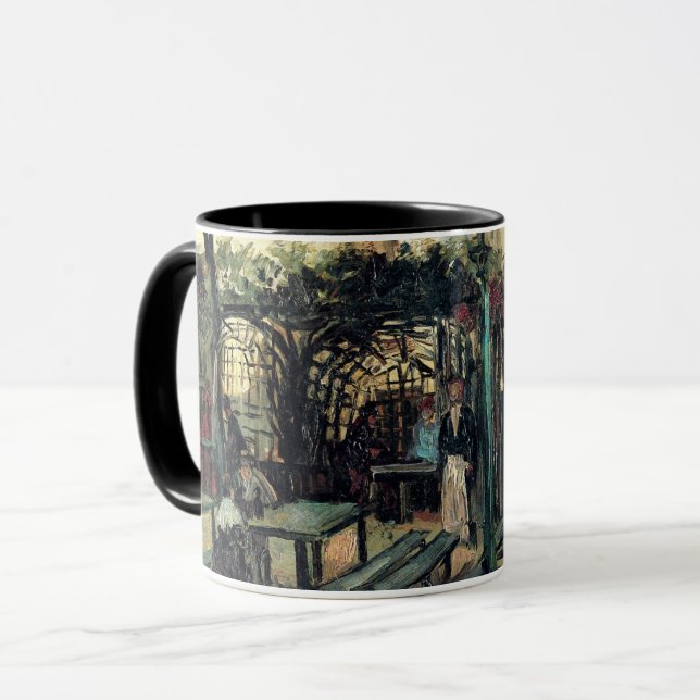 Terrace of a Cafe, Montmartre by Vincent van Gogh Mug (Front Left)