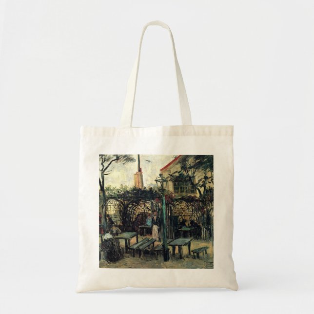 Terrace of a Cafe, Montmartre by Vincent van Gogh Tote Bag (Front)