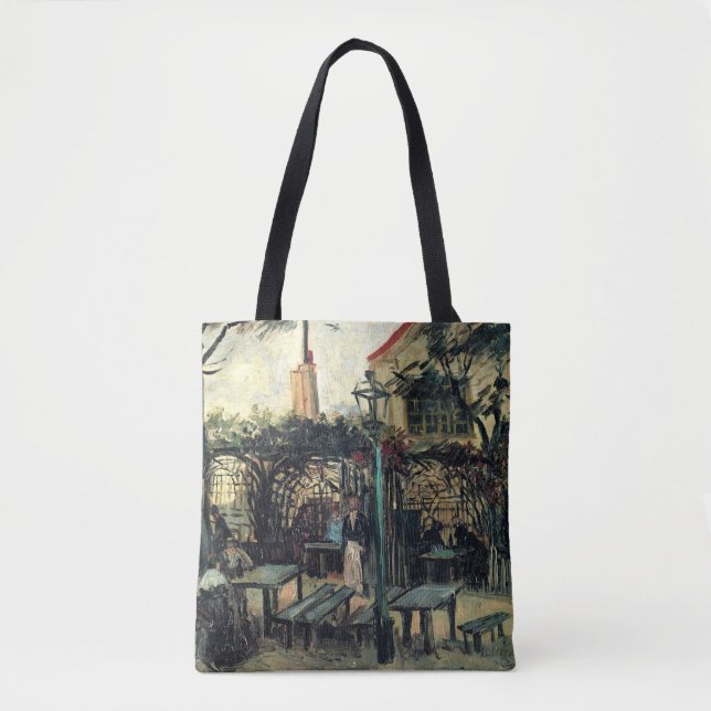 Terrace of a Cafe, Montmartre by Vincent van Gogh Tote Bag (Front)