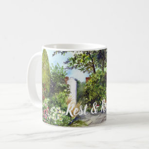 Terrace of The Manor House, York Coffee Mug