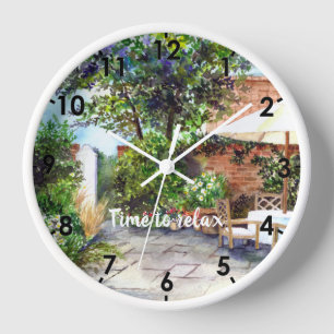 Terrace of The Manor House, York Wall Clock