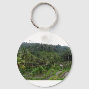 Terraced Rice Fields Key Ring